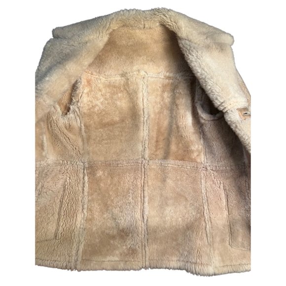 Vintage Bert Paley Shearling Jacket sz 40 Medium - Picture 3 of 9